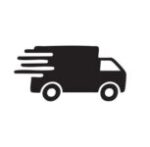 fast shipping delivery truck icon vector